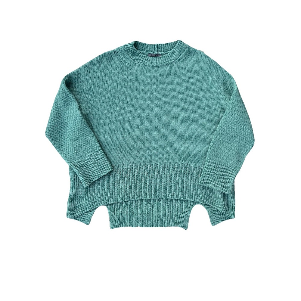 OSKA Crewneck Alpaca Wool Blend  Wool Oversized Boxy Lagenlook Arty, Size 1/Smal
